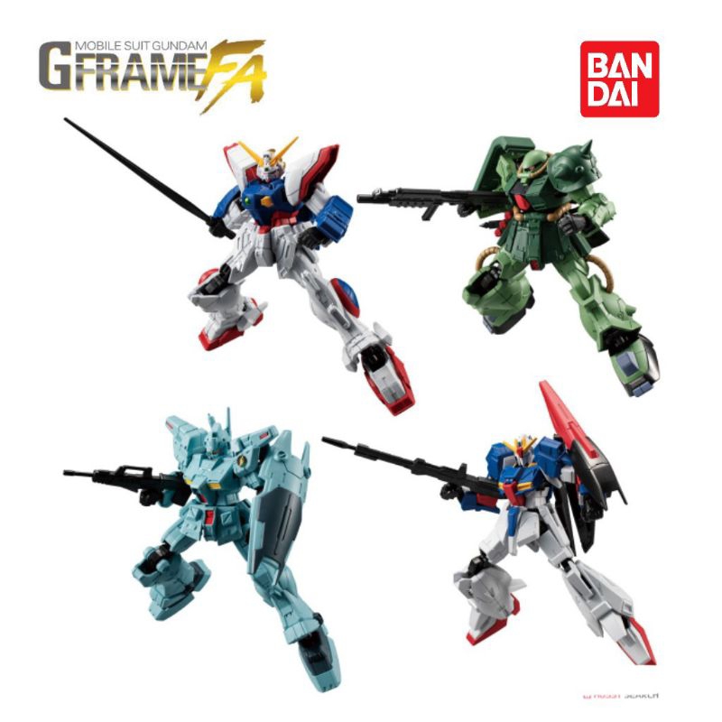 Mobile Suit Gundam G Frame FA 03 Bandai กันดั้ม Zaku Shining Gundam Action Figure