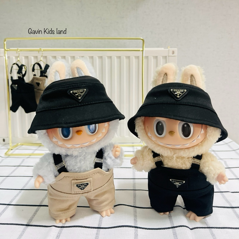 (พร้อมส่ง ใช้โค้ด 30%ได้) ชุดตุ๊กตาลาบูบู้ V1,V2 Labubu macarons have a seat 17 cm
