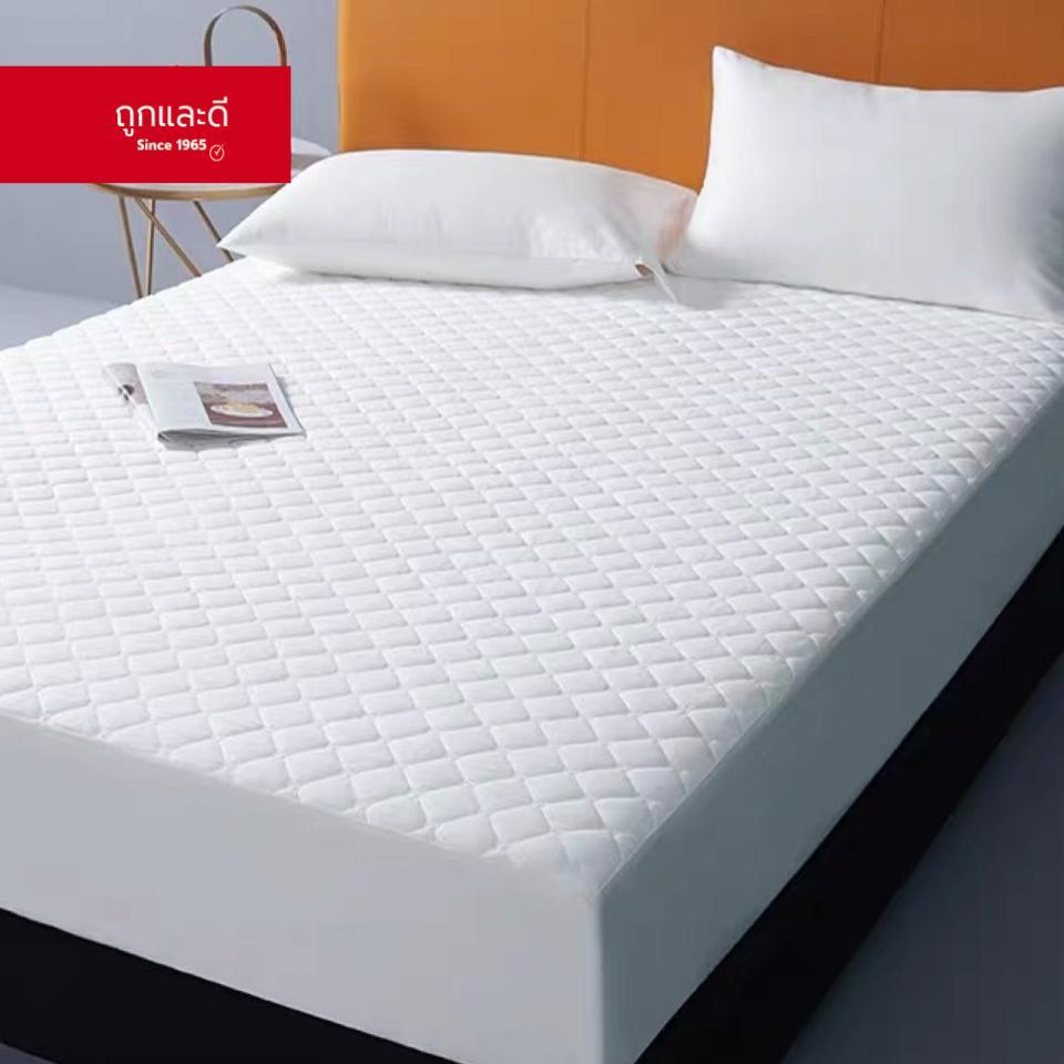 Took Lae Dee ผ้ารองกันเปื้อนที่นอน กันแบคทีเรีย ผ้า Super Soft ผ้าสบาย ระบายอากาศได้ดี ซักเครื่องได้สะดวกสบาย