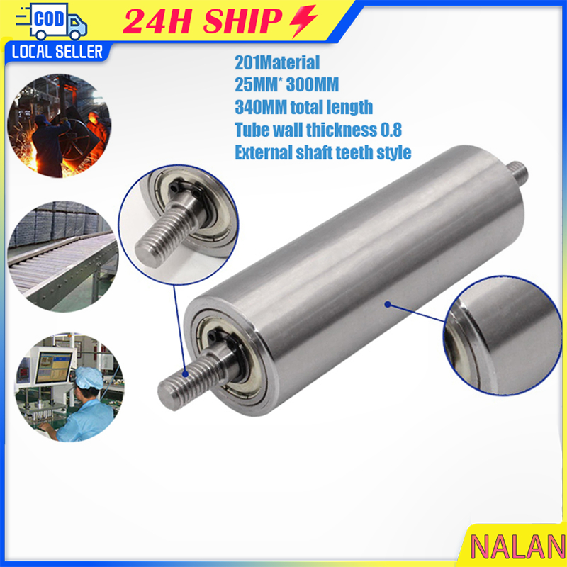 (🎉พร้อมส่ง🎉)free roller ลูกกลิ้งลำเลียง 25-300MM/ 25-500MMลูกกลิ้ง ไม่มีพลังงาน ร้านอยู่กรุงเทพ