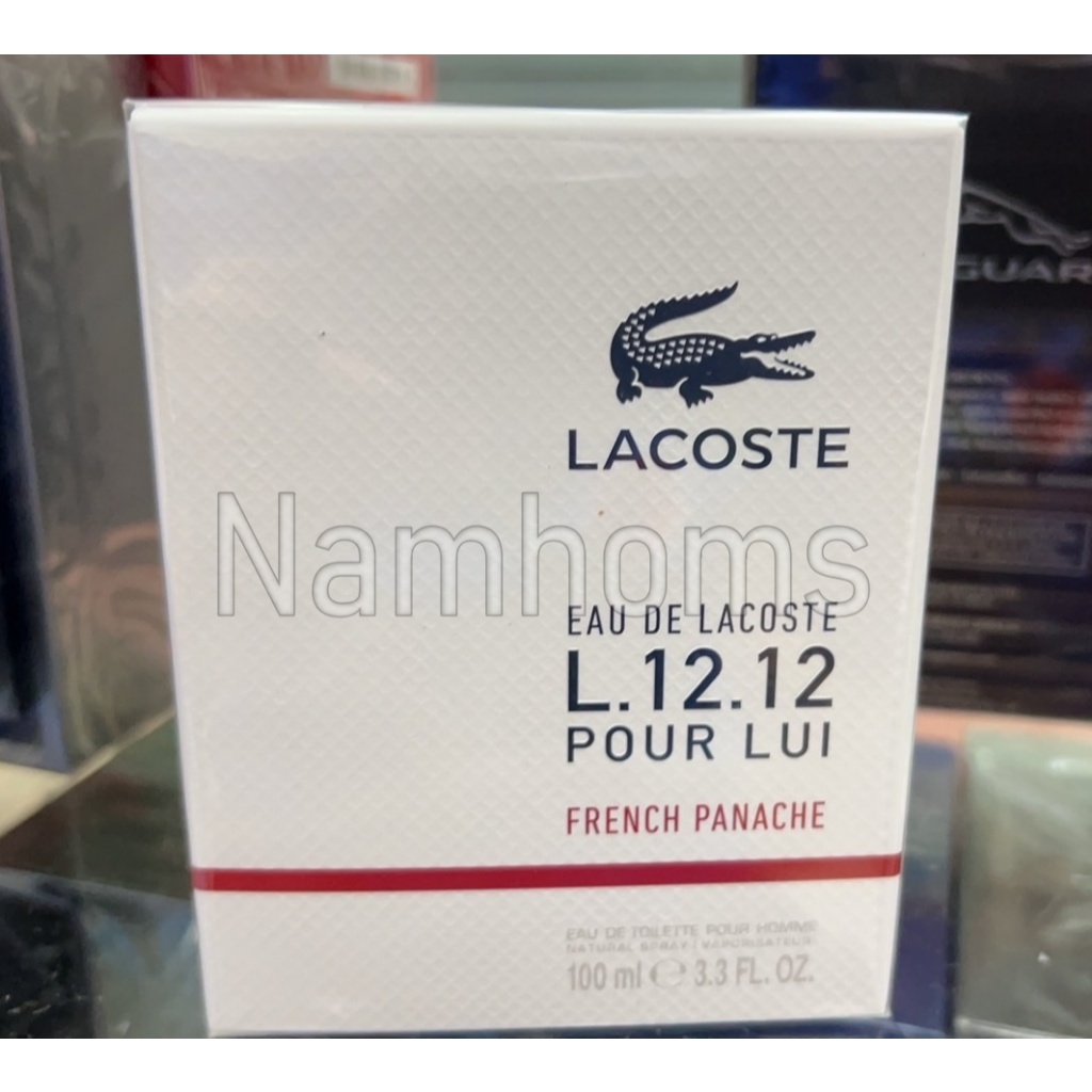 น้ำหอมแท้ Lacoste L.12.12 Pour Lui French Panache EDT 100ml For Men