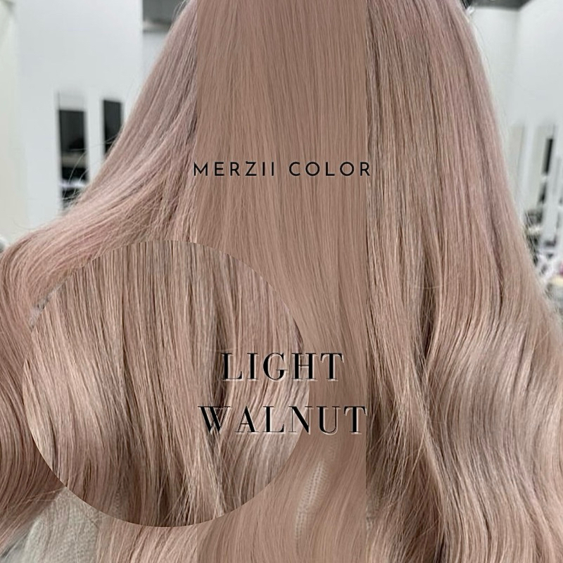 ทรีทเม้นท์เคราตินสีผม Light walnut (น้ำตาลหม่นสว่างมาก) (พื้นผมระดับ10)
