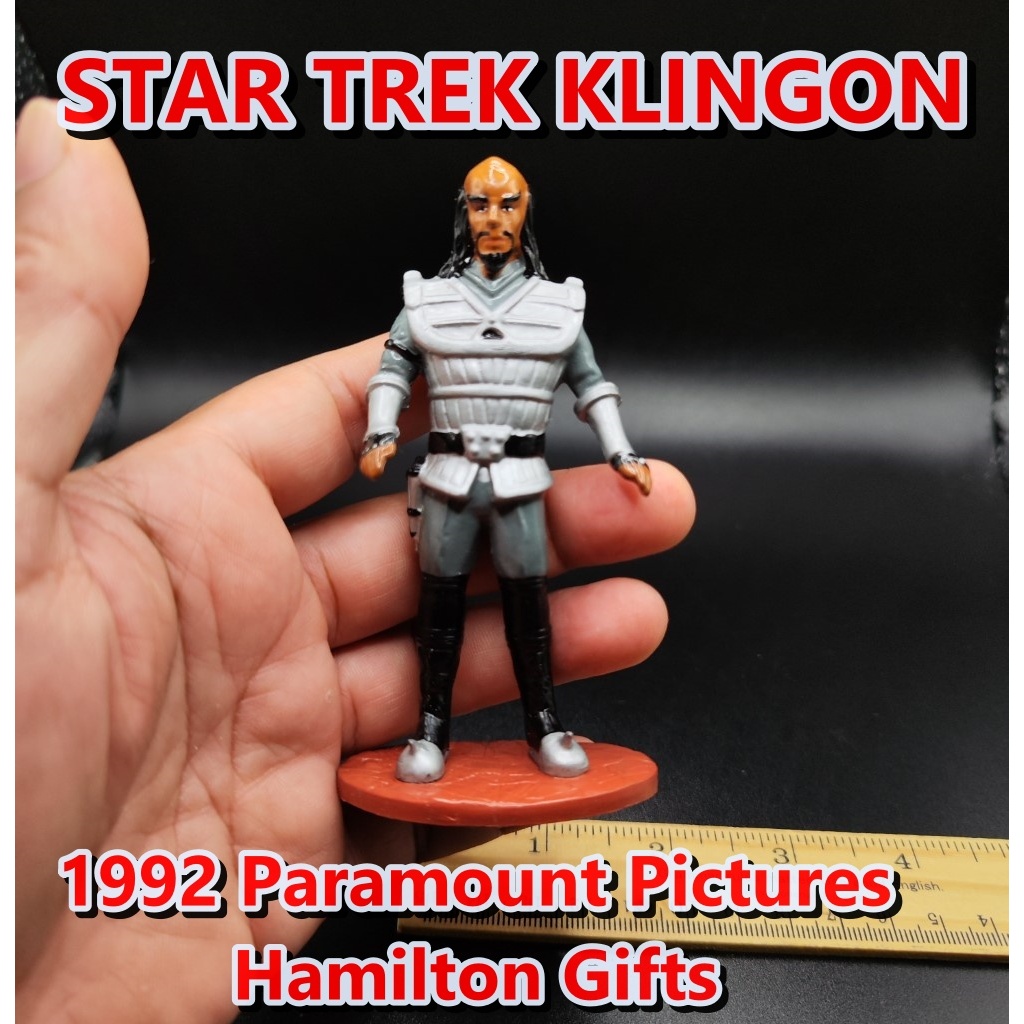 Vintage 1992 STAR TREK THE ORIGINAL SERIES Klingon Action Figure HAMILTON GIFT