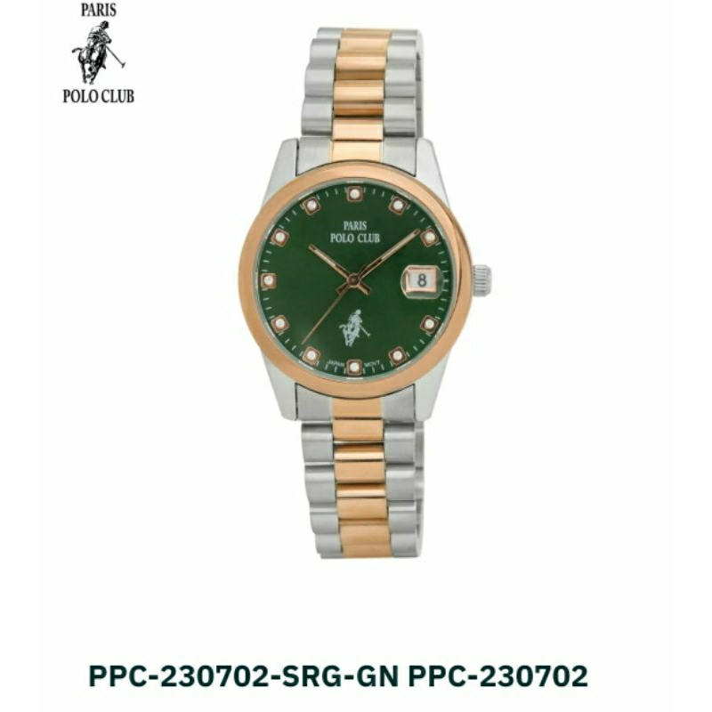 Paris Polo Club นาฬิกาข้อมือผู้หญิง รุ่น PPC-230702 แท้100% ประกันศูนย์ไทย1ปี