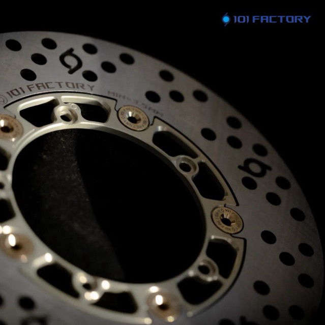 1O1 Factory 🇹🇼 จานเบรค 220 mm. สำหรับ Vespa Sprint / Primavera / GTS / GTV นิว เวสป้า 101factory