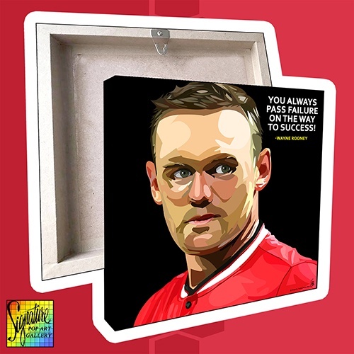 กรอบรูป POP ART "Wayne Rooney" Manchester united แมนยู