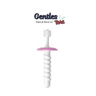 [สินค้าราคาพิเศษเฉพาะสี] STB Higuchi-Gentles Tots แปรง 360 องศา Baby Plus เพิ่มตัวกันกระแทกสำหรับน้องหัดแปรงฟัน White