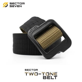 เข็มขัด SECTOR SEVEN ทูโทนดำ-ทราย (หัวสีดำ)