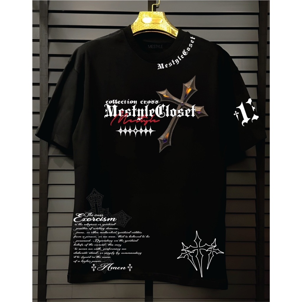 เสื้อCotton100% สกรีนแบบดิจิตอล เนื้อผ้าหนานุ่ม A896-แขนสั้น