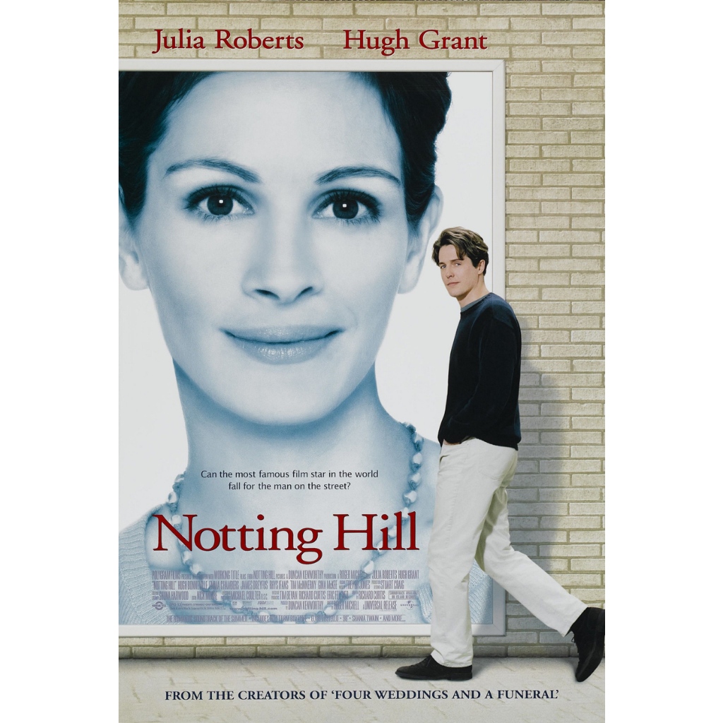 โปสเตอร์หนัง Notting Hill Movie Poster รับทำ โปสเตอร์ติดผนัง ของแต่งบ้าน รูปภาพติดผนัง 77poster