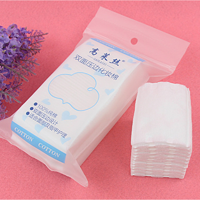 พร้อมส่ง สำลีแผ่น สำลีออร์แกนิค Soft Skin Friendly Cotton Pad 50pcs ของแท้ ใช้ในการแต่งหน้า ลบเครื่องสำอาง
