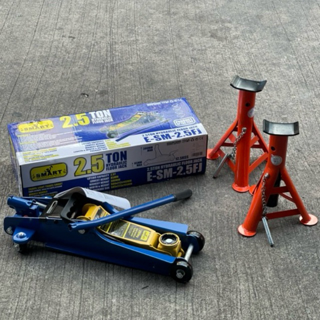 เฉพาะแม่แรง 2.5T SMART หรือแม่แรงพร้อมขาตั้ง รุ่นเหล็กหนา สีอบ SMART , HARSH