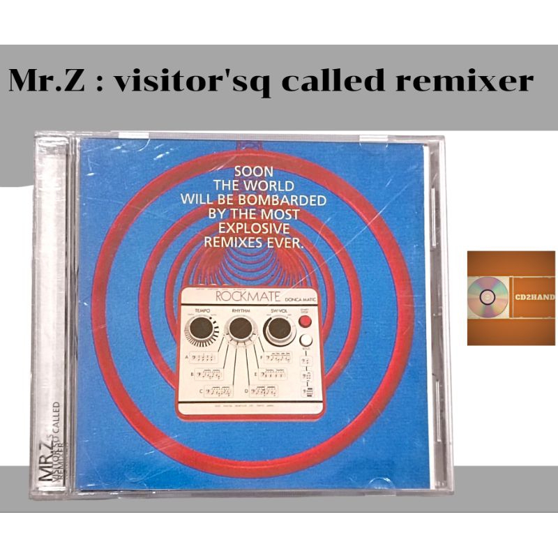 ซีดีเพลง cdอัลบั้มเต็ม mr.Z สมเกียรติ อริยะชัยพาณิชย์ อัลบั้ม visitor'sq called remixer ค่าย bakery music