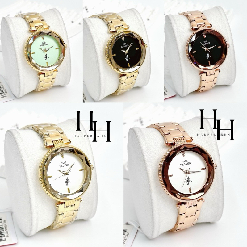 PARIS POLO CLUB PPC-230608 หน้าปัด35มม. ของแท้ ประกันศูนย์ไทย 1 ปี
