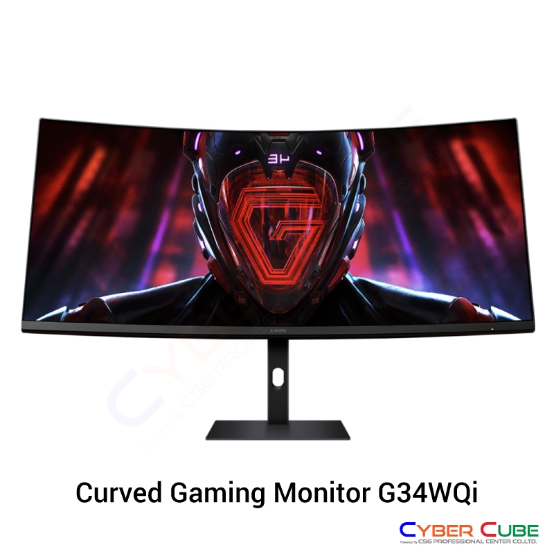 Xiaomi Mi Curved Gaming Monitor G34WQi 34" (VA, WQHD 3440x1440 at 180Hz, 2x DP / 2x HDMI) จอเกมมิ่ง