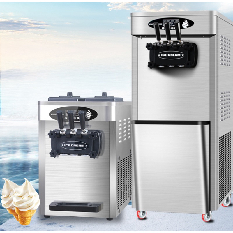 ถูกที่สุดโรงงานมาเอง เครื่องทำไอติม เครื่องทำไอศกรีม เครื่อไอติม  เครื่องทำไอศครีม  ice cream machine ง่ายมาก