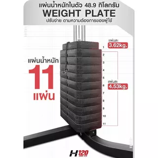โฮมยิม รุ่น H120 - เครื่องออกกำลังกาย แบรนด์ IRONTEC