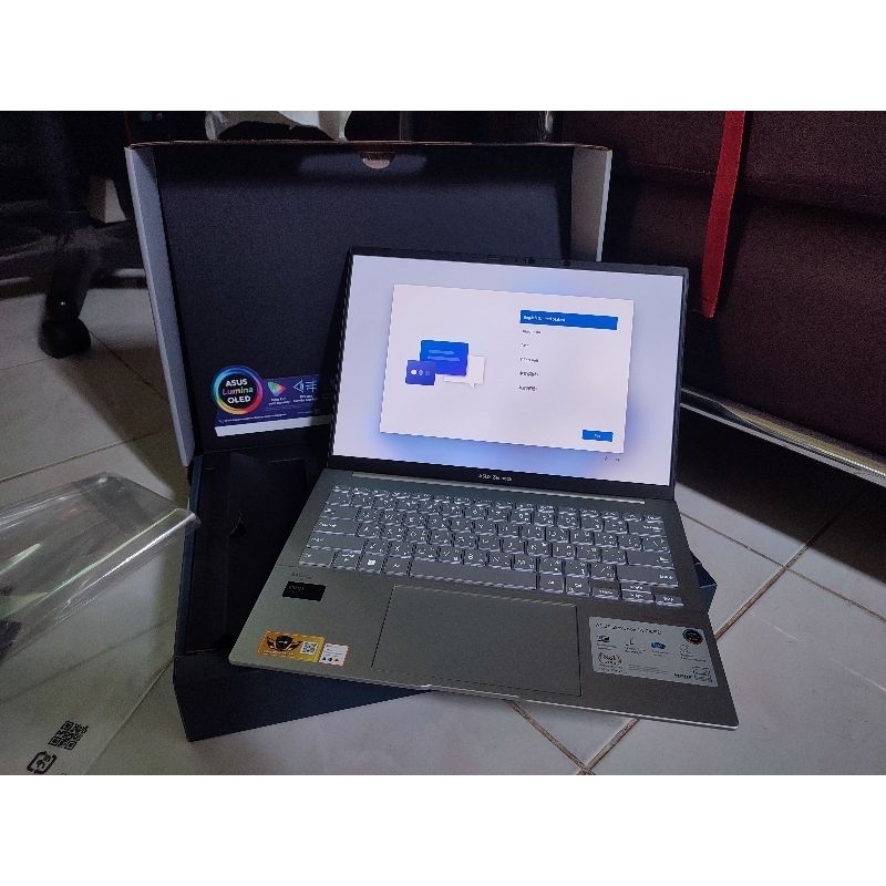 มือสอง-ASUS Zenbook 14 OLED (UX3405MA-PP533WS), 14" 3K (2880x1800)OLED สีบรอนซ์