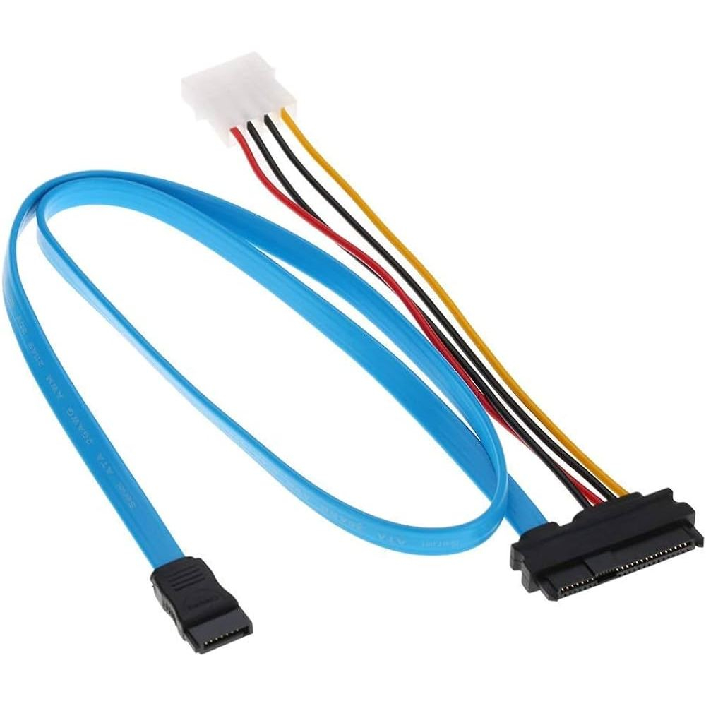 สายPower Sata SAS 29 Pin SATA 50cm (พร้อมส่งจากไทย) ราคา ถูกที่สุด ดีลบีเคเค