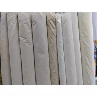 ผ้าฝ้ายดิบTCเกรด A เนื้อดี ขนาด 100x90 ซม. ราคา/เมตร | ผ้าทำหมอน กระเป๋า ปูโต๊ะ แว๊กซ์ขน ฉากถ่ายรูป