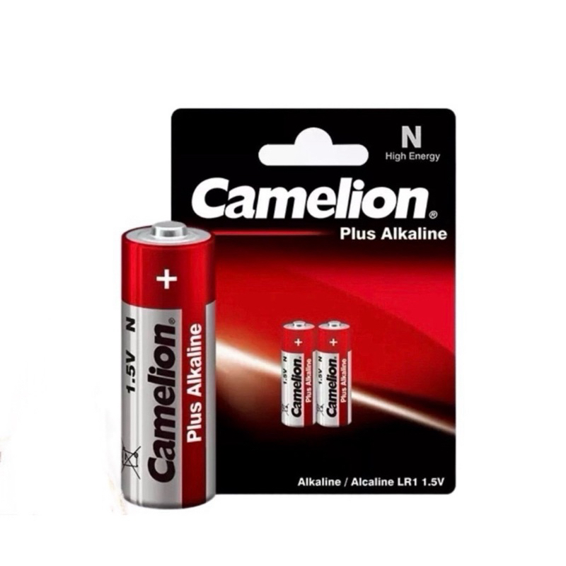 ถ่านCamelion Plus alkaline LR1/size N แพค2ก้อน ของแท้