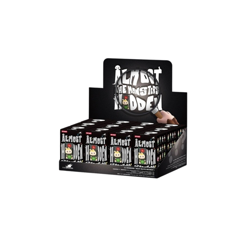 (ของแท้ พร้อมส่ง) The Monster Labubu Almost Hidden