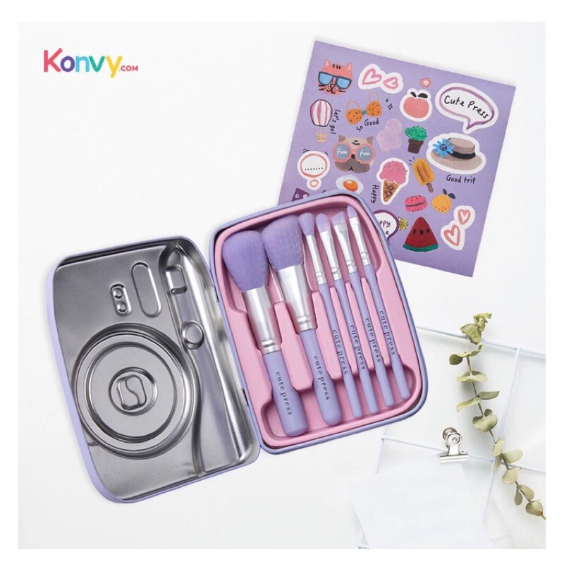 เซต แปรง Cute Press My Travel Buddy Brush Set.