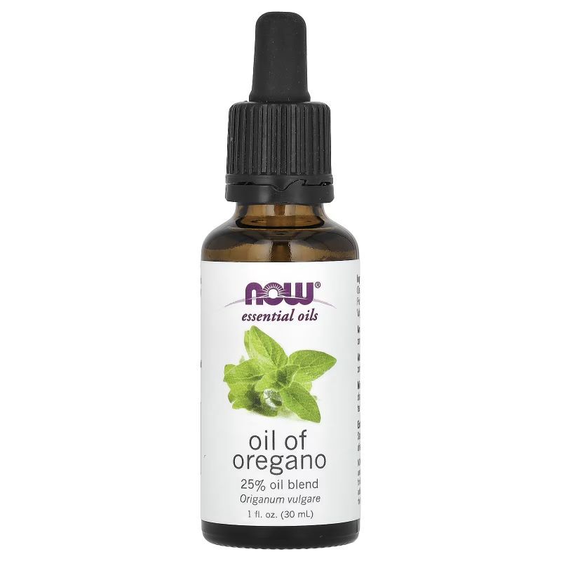 น้ำมันออริกาโน NOW Foods, Essential Oils, Oil of Oregano, 25% Oil Blend 1 fl oz (30 ml)