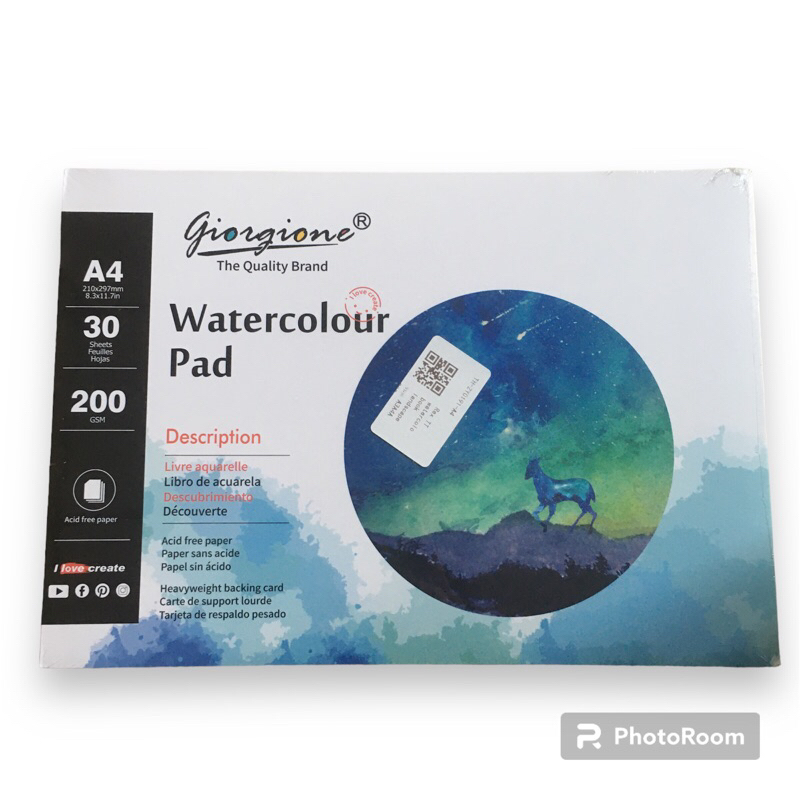 (ใหม่ในซีล) กระดาษสีน้ำ  Giorgione A4