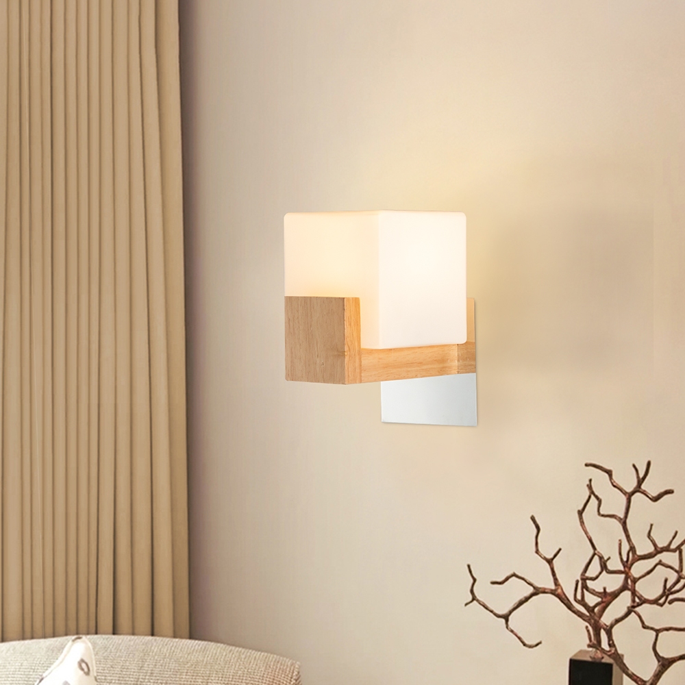 ไฟติดผนัง โคมไฟข้างเตียง หลอดไฟติดกำแพง ไฟหัวเตียงwall lampสไตล์ยุโรป E27 ตกแต่งห้อง ใช้สำหรับห้องนอน หัวเตียง บันได