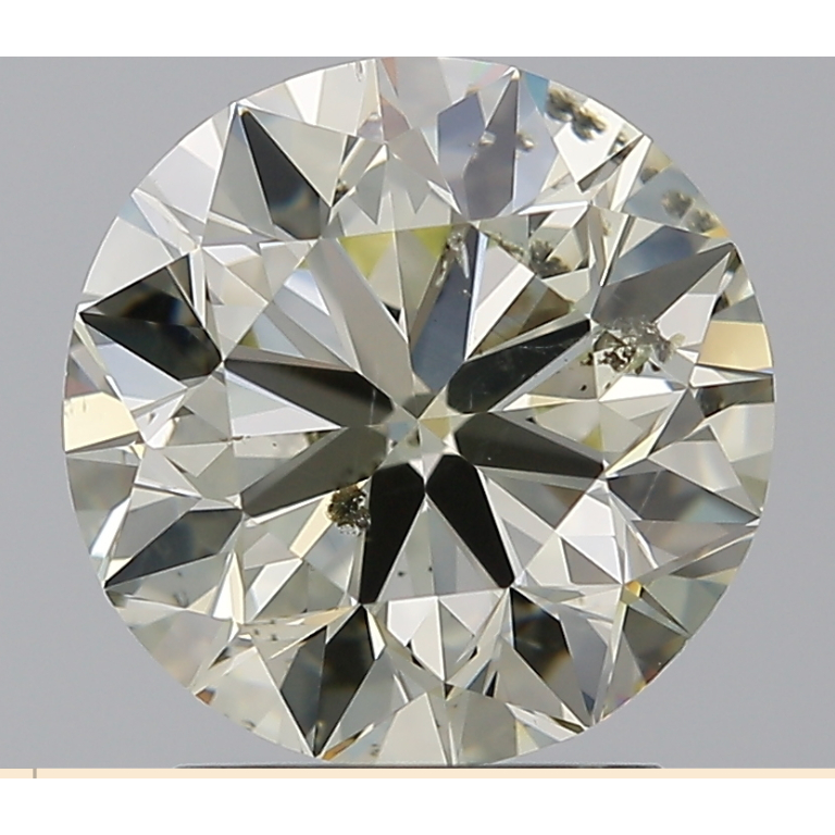เพชรธรรมชาติ 2.5 ct M SI2 - ROUND Natural Diamond (GIA Certified)