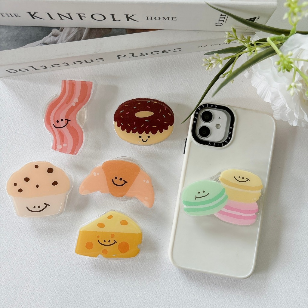 Griptok Acrylic bakery ชุดขนมเบเกอรี่ ที่ติดหลังโทรศัพท์