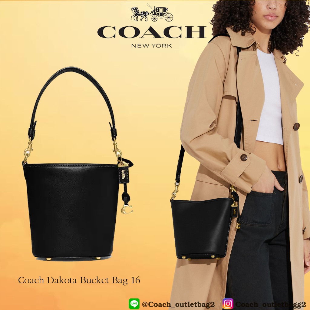 💯Coach Dakota Bucket Bag 16