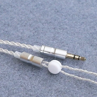 สายหูฟังสำเร็จ ปลั๊ก 3.5มม. pin MMCX 3.5mm สายถัก 4 เส้น