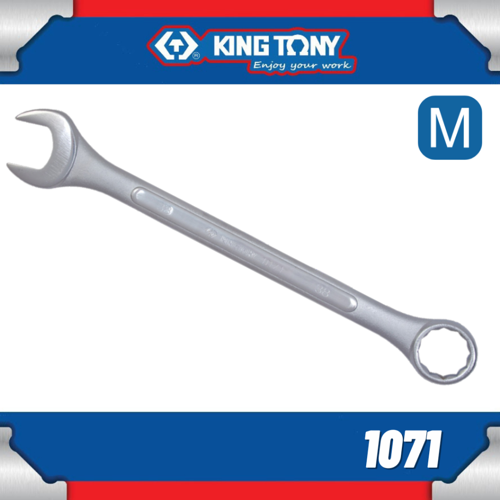 KING TONY ประแจแหวนข้างปากตาย ขนาด 33mm. - 50mm. No.1071