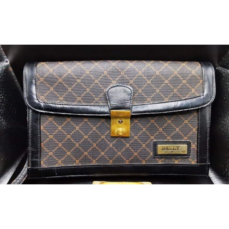 bally clutch bagแท้💯