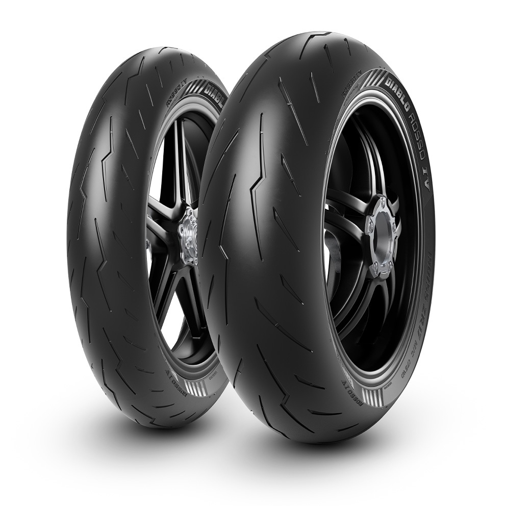 Pirelli Diablo Rosso 4 ขอบ17 1คู่ / 1เส้น ยาง Bigbike คุณภาพสูง ยางกึ่งสนาม