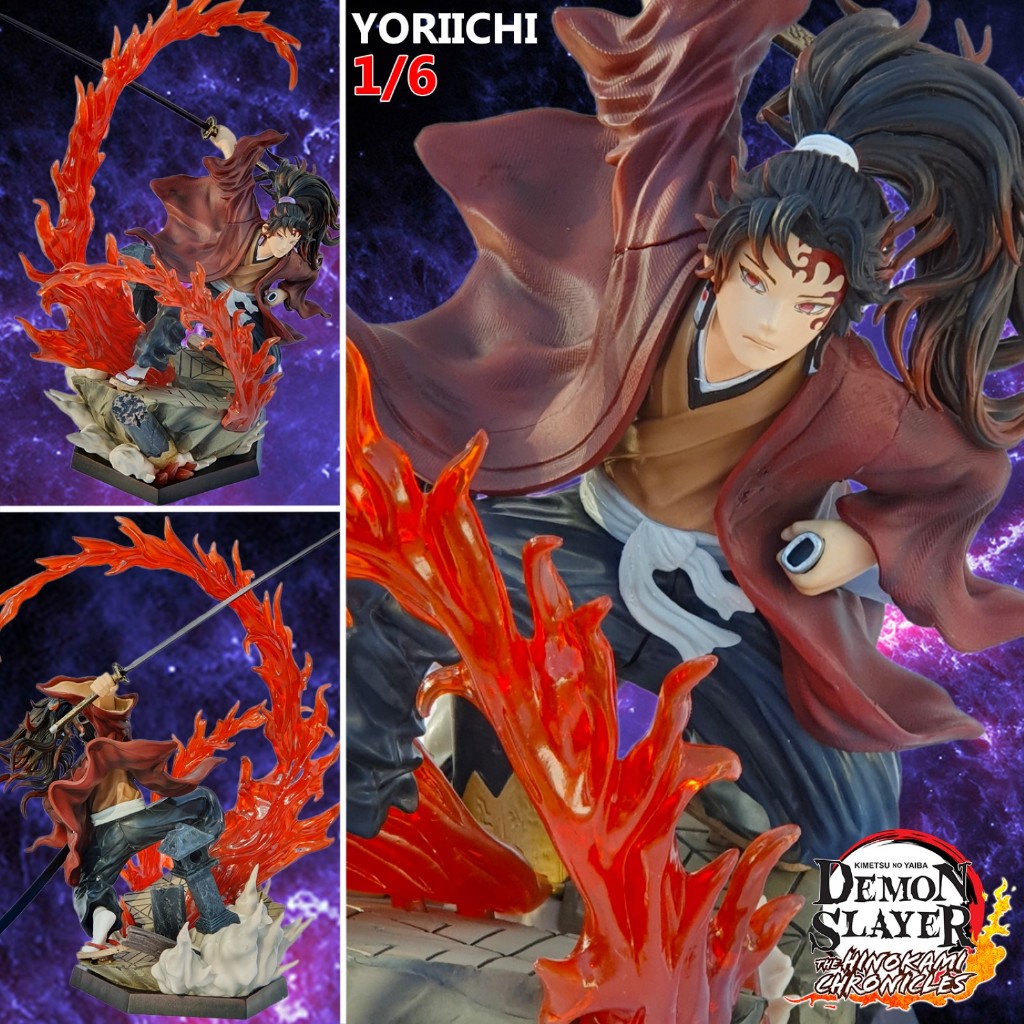 Figure ฟิกเกอร์ Cheng x Jacksdo Studio Demon Slayer ดาบพิฆาตอสูร Tsugikuni Yoriichi สึกิคุนิ โยริอิจ