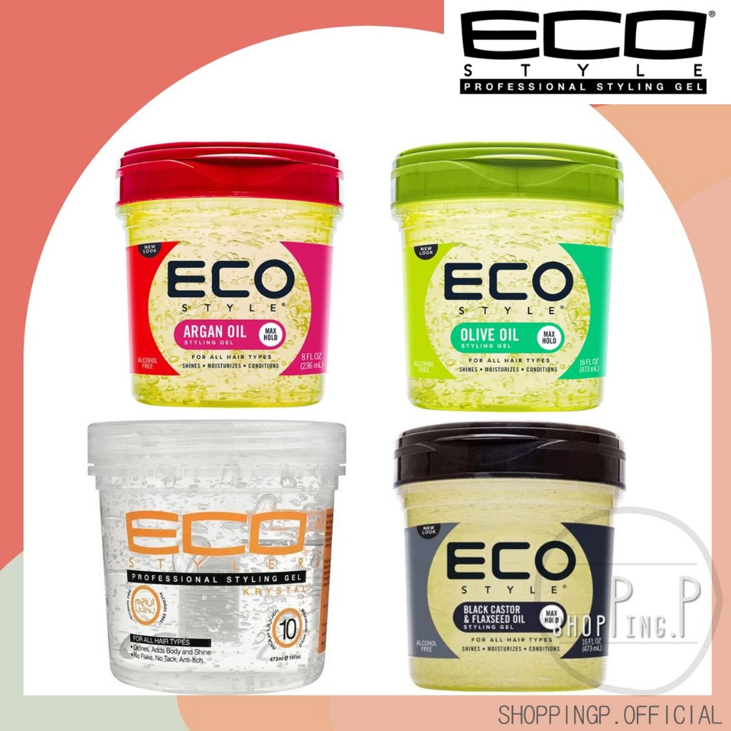 [แท้ 100%/พร้อมส่ง] Eco Styler Olive Oil Styling Gel Grn 236ml เจลจัดแต่งทรงผม