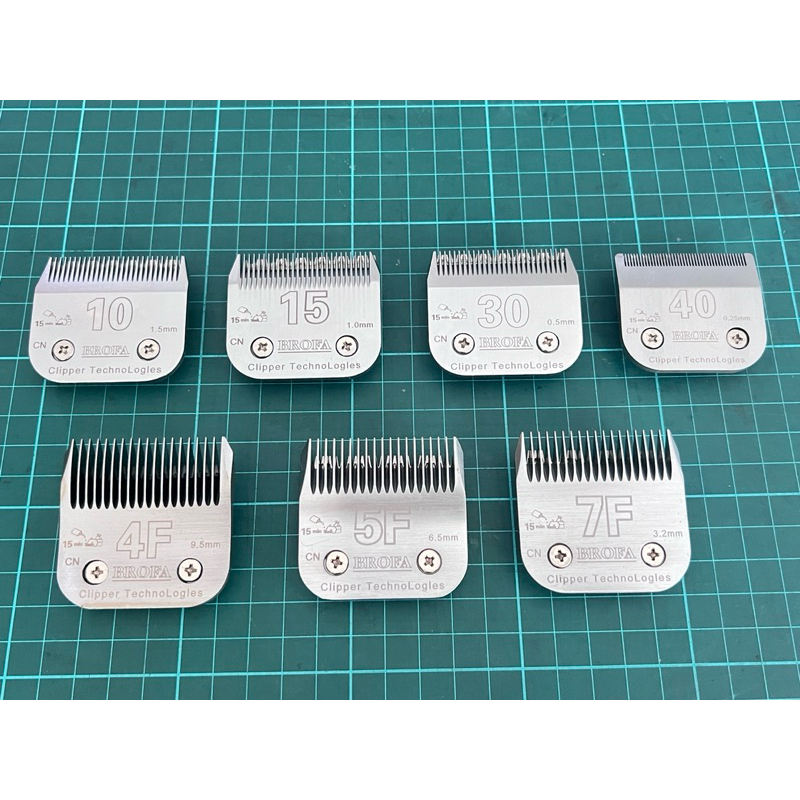 ขายดีถูกBrofa Thailandใบมีดปัตตาเลี่ยนตัดขนสุนัขเกรดอย่างดี เนื้อใบเงามากไม่เป็นสนิม ใช้กับAndis Oster Heinigerได้ - รูปที่ 2