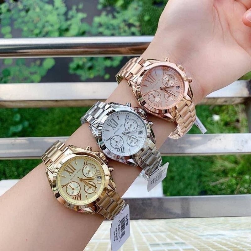 ⌚😘นาฬิกาข้อมือ NEW 𝐌𝐈𝐂𝐇𝐀𝐄𝐋 𝐊𝐎𝐑𝐒 💯 %มี 3สีคร้า รุ่น #mk5798 #mk6174 #mk5799 ขนาด 36 มิล 📮