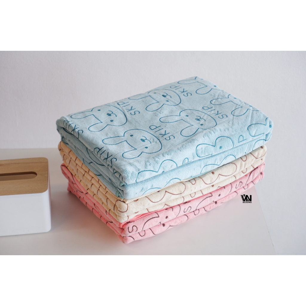 (1โหล 12ผืน) ผ้าเช็ดตัวนาโนหนาพิเศษ 400 กรัม ผ้าขนหนูนาโน ขนาด 70×140 ซม ราคา ถูกที่สุด ดีลบีเคเค แกลเลอรีภาพที่ 9