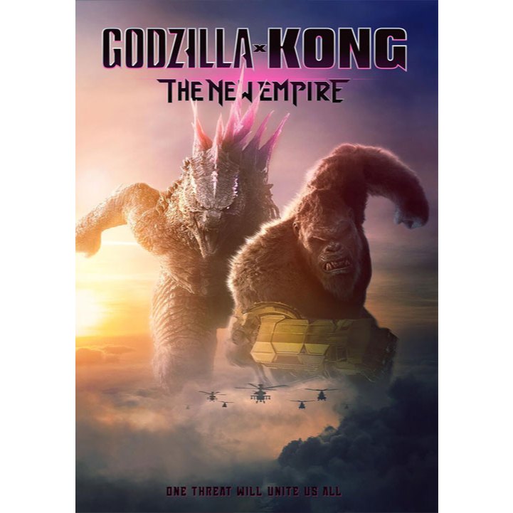 DVD เสียงไทยมาสเตอร์ หนังใหม่ ดีวีดี Godzilla x Kong The New Empire ก็อดซิลล่า ปะทะ คอง 2 อาณาจักรใหม่