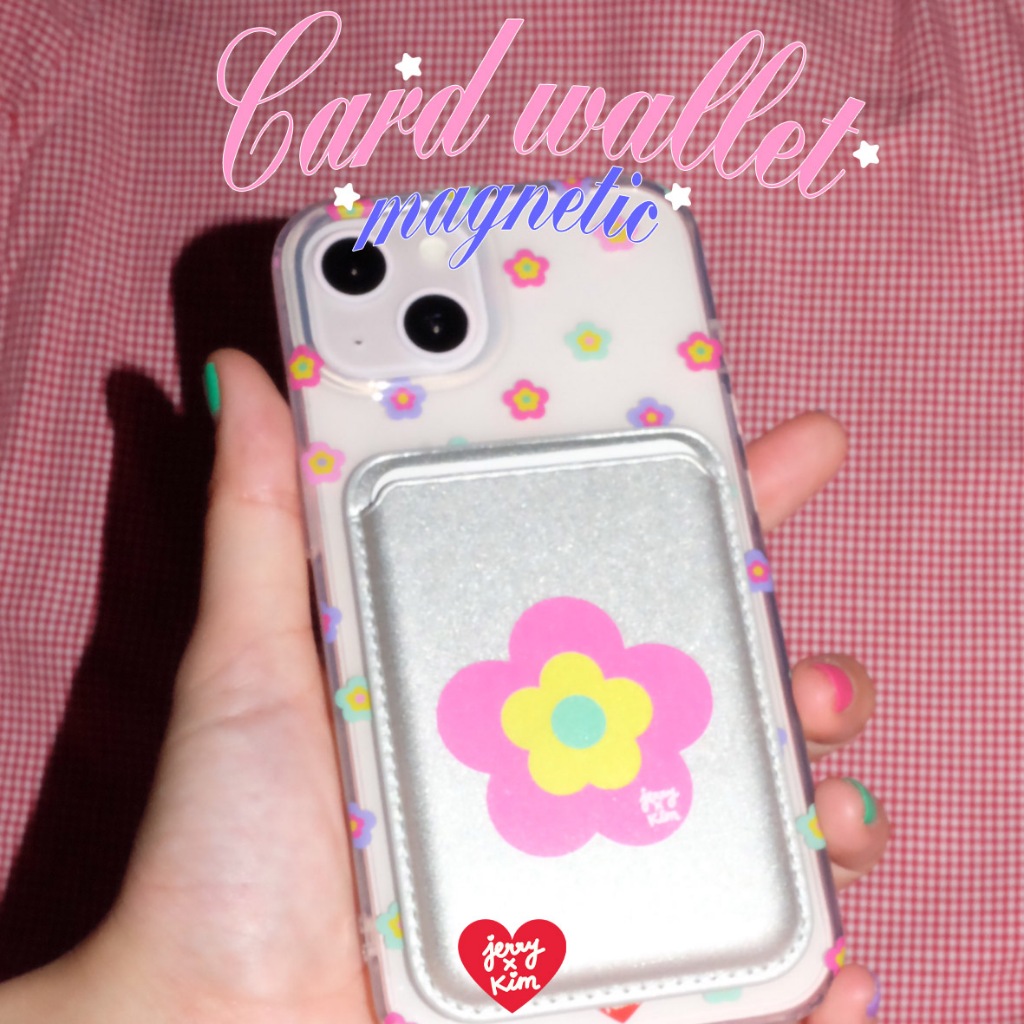 Card wallet Magnetic Jerryxkimdotstick⭐️ ที่ใส่บัตรแม่เหล็ก