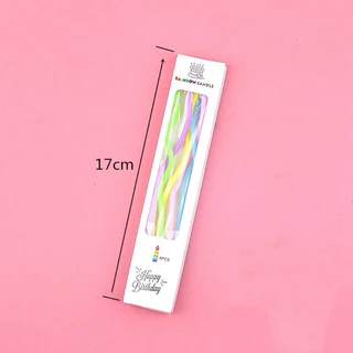 ขายส่ง !!! เทียนวันเกิด เทียนเกลียวเกาหลี ยกลัง ถูกที่สุด🔥🔥🔥(คละ6สี 1ลัง)