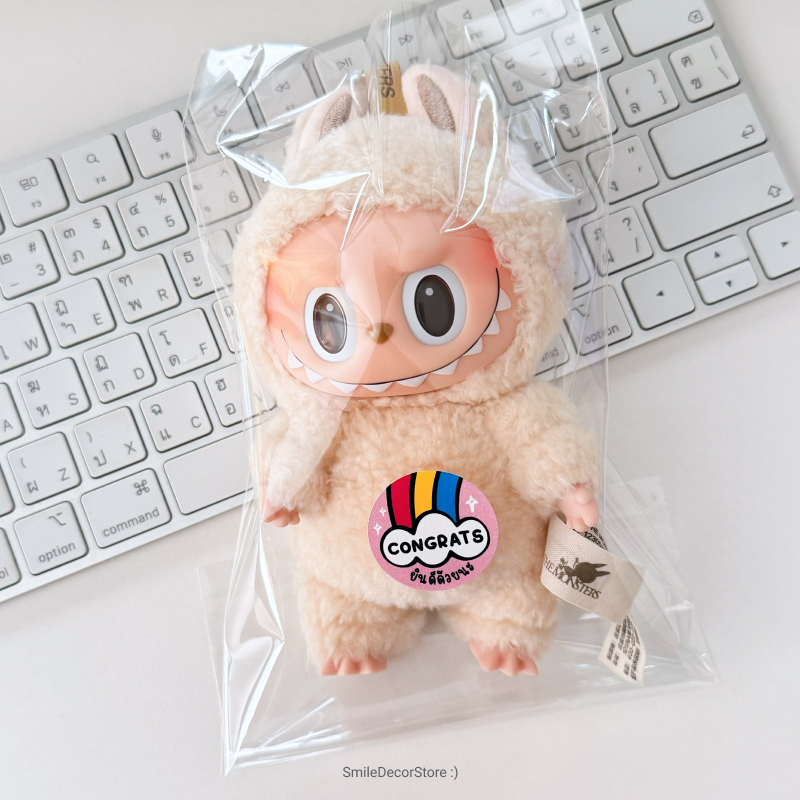 SmileSticker สติ๊กเกอร์ Congrats แพ็ก 96 ดวง ขนาด 3×3 cm สติ๊กเกอร์ PP สีขาวเงา กันน้ำ 100% รับปริญญา ปัจฉิม ราคา ถูกที่สุด ดีลบีเคเค แกลเลอรีภาพที่ 4