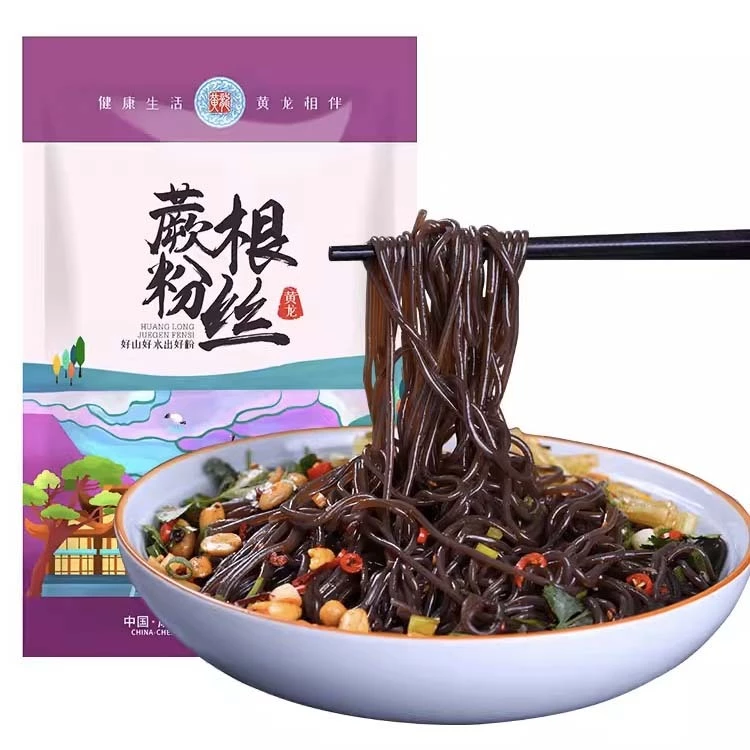 เส้นรากเฟิร์น เหนียวนุ่มกรุบ ทานคู่สุกี้ หม่าล่า หวงหลง 黄龙 蕨根粉 200g