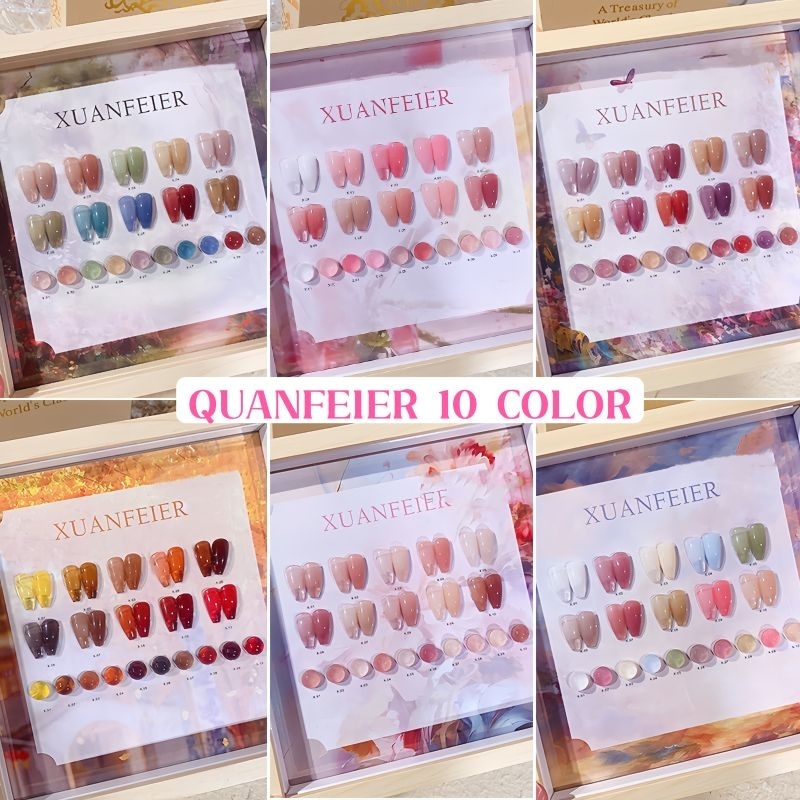 สีใหม่! 🇹🇭 [ XUANFEIER ] สีน้ำเชื่อม สีไซรัป สุขภาพดี 10สี แถมชาร์ทสี
