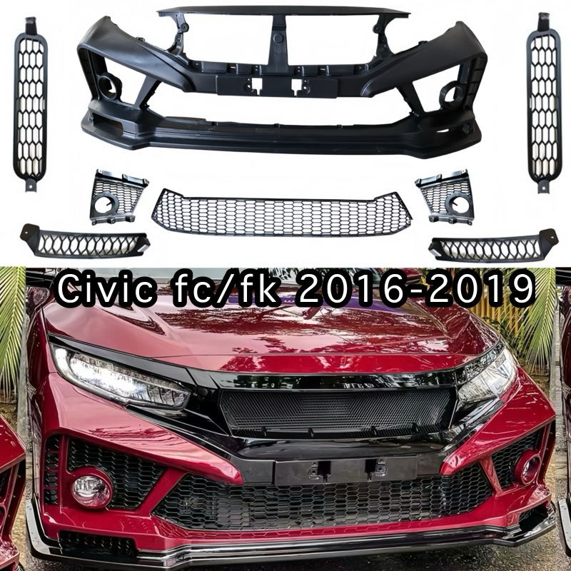 ชุดกันชนหน้าFK7  civic fc/fk 2016-2019