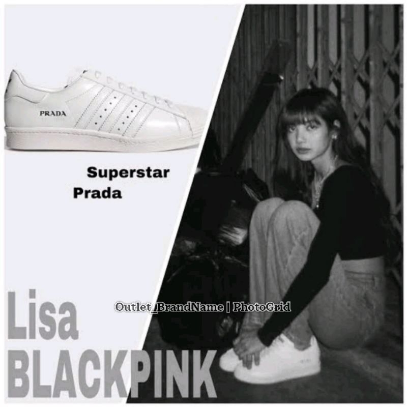 รองเท้า Superstar Prada White ใส่ได้ทั้ง ชาย หญิง [ ของแท้💯 พร้อมส่งฟรี ]